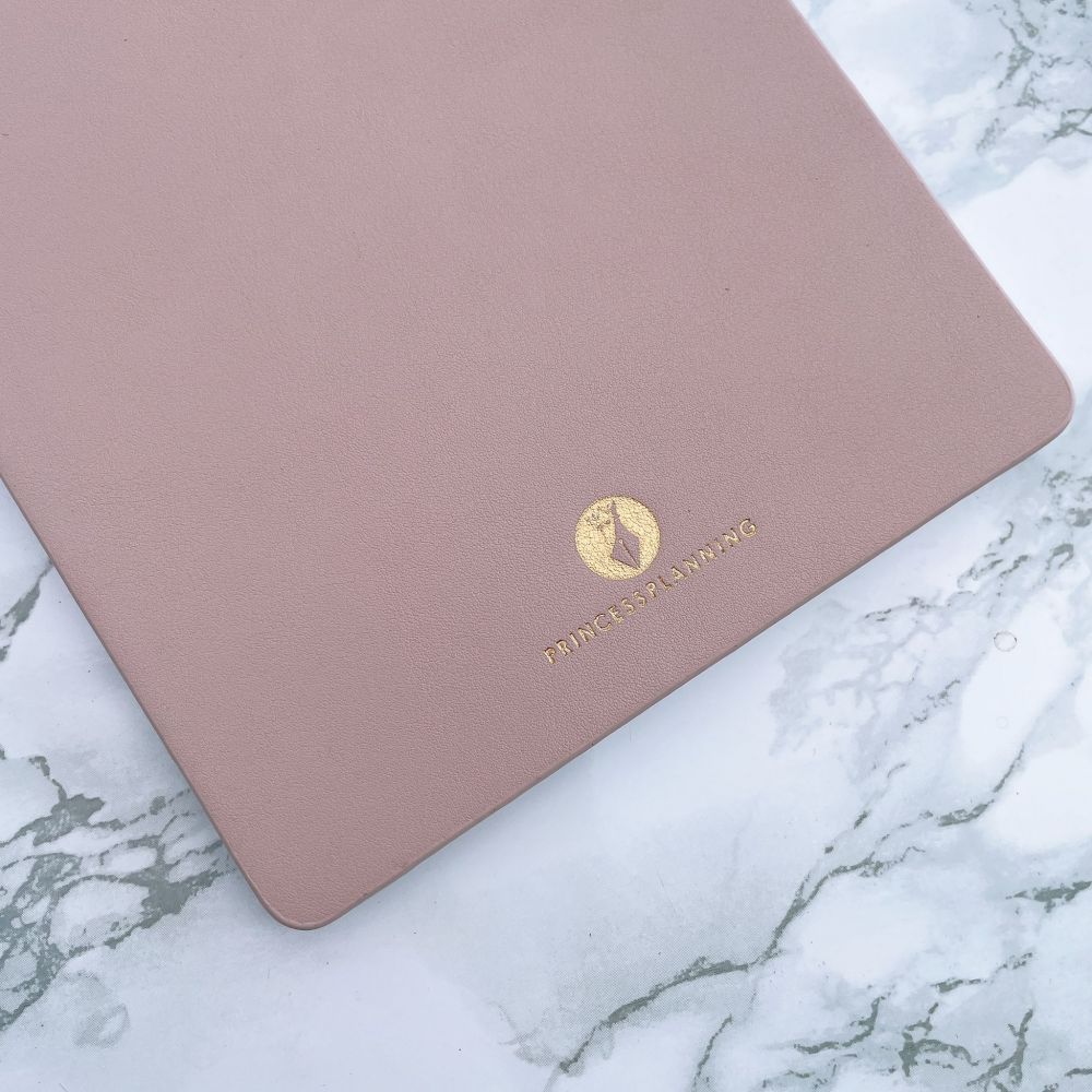 Baby Pink PU Leather Note Pad